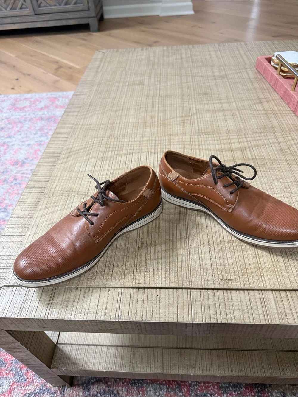 Boys  Classic Brown Leather Lace-Up Shoes